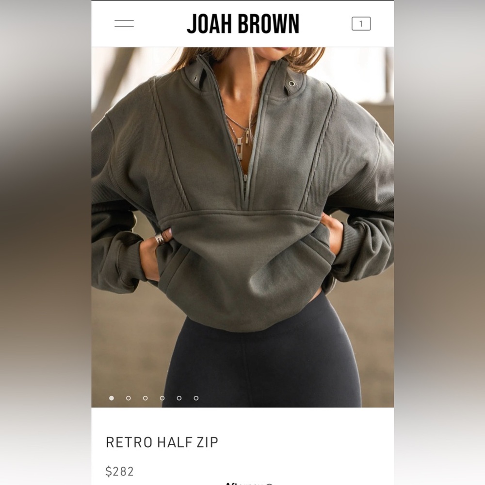 Joah Brown Retro Half Zip